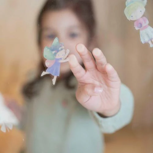 STICKERS ROSA- Adesivi senza colla